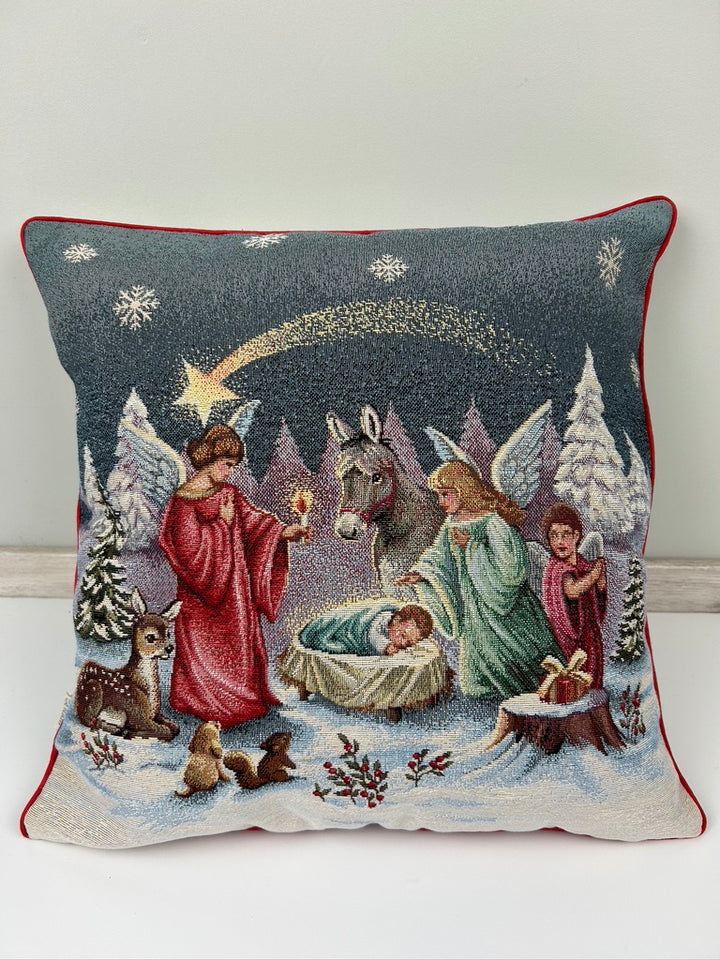 Set 2 Fodere natalizie decorative Presepe
