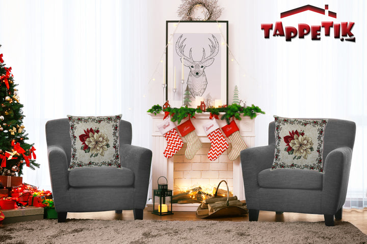 Set 2 fodere natalizie Stella di Natale