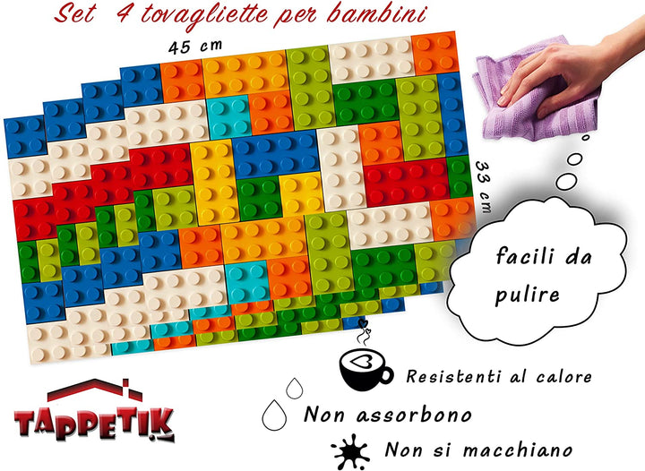 Tovagliette americane bambino Lego 8