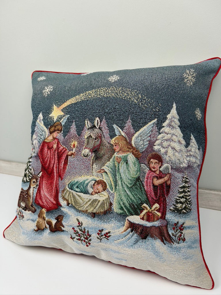 Set 2 Fodere natalizie decorative Presepe