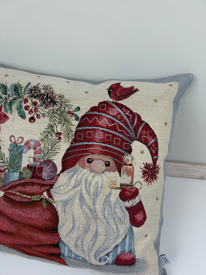 Set 2 Fodere natalizie decorative Elfi Grigi