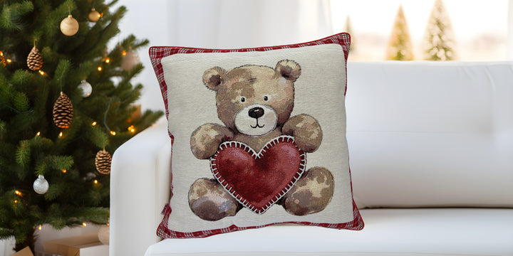 Set 2 Fodere natalizie decorative Orsetto