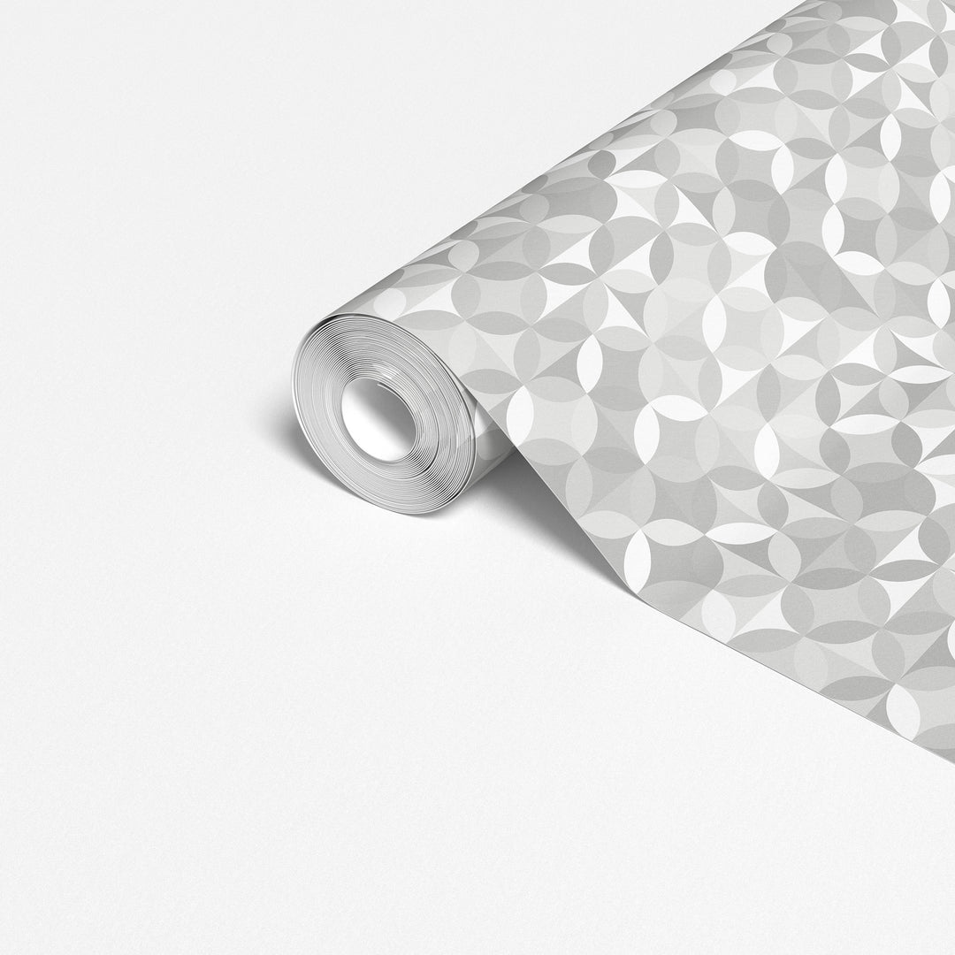 Paraschizzi adesivo geometrico grigio 3