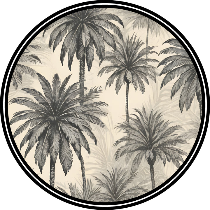 Tovaglietta rotonda palme