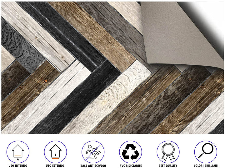 Tappeto Parquet scuro