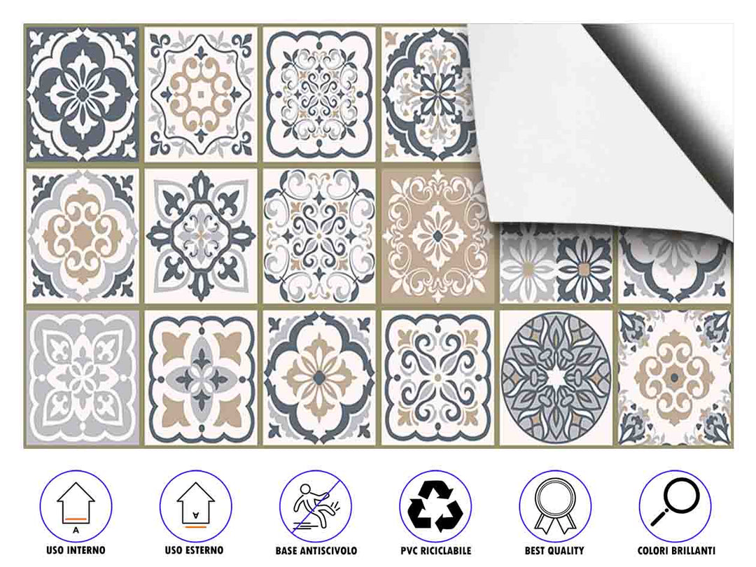 Vinyl carpet SIMPLE TILE