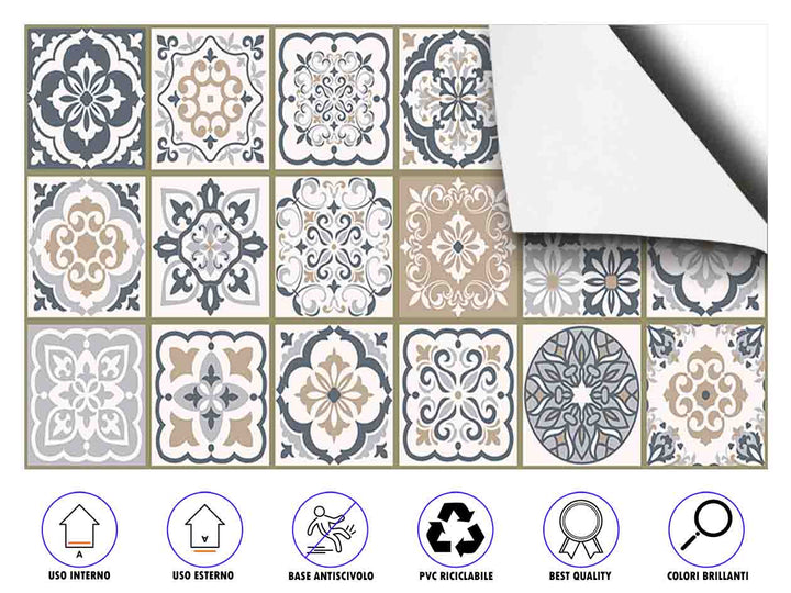 Vinyl carpet SIMPLE TILE
