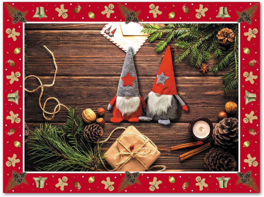 Placemats Gnomes and Letter