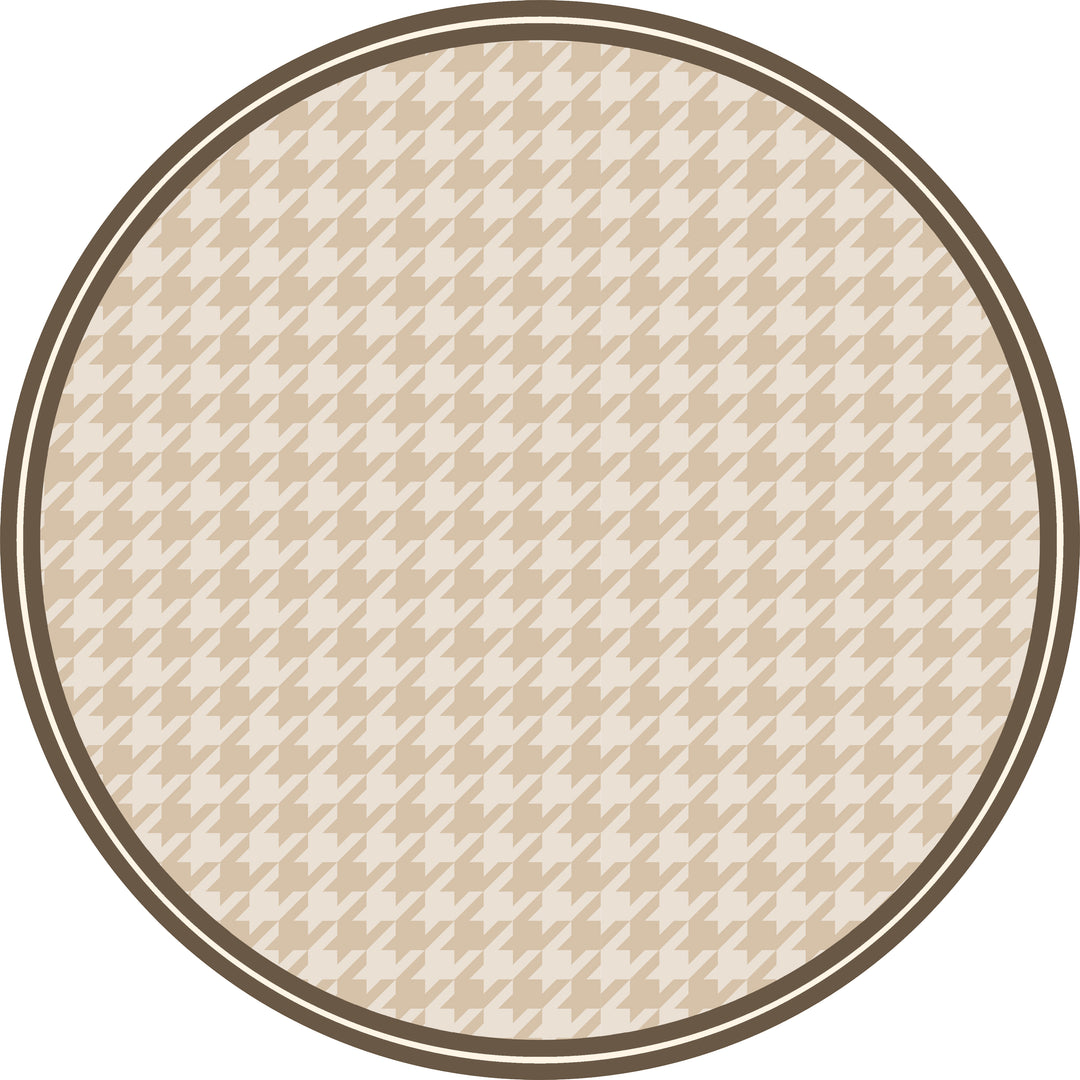 Tovaglietta rotonda pied de poule 11