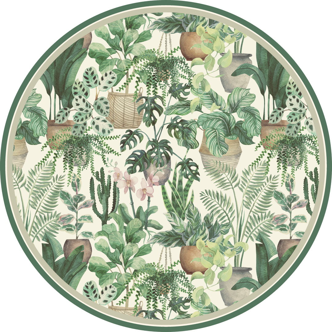 Tovaglietta rotonda piante 12