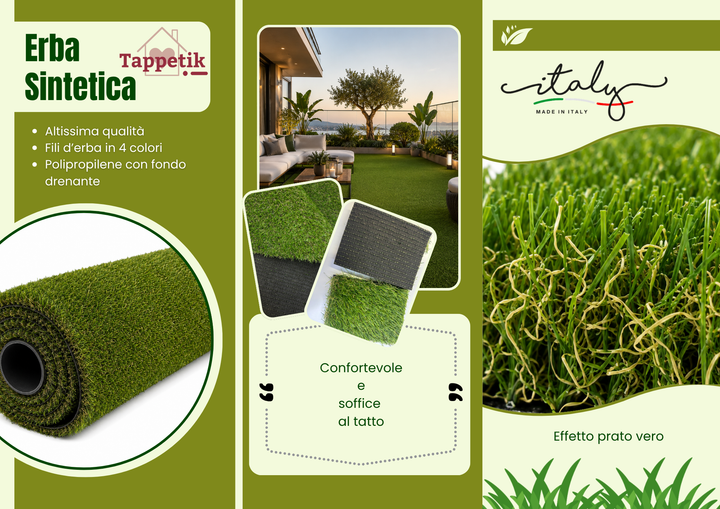 Erba Sintetica Premium 20 mm