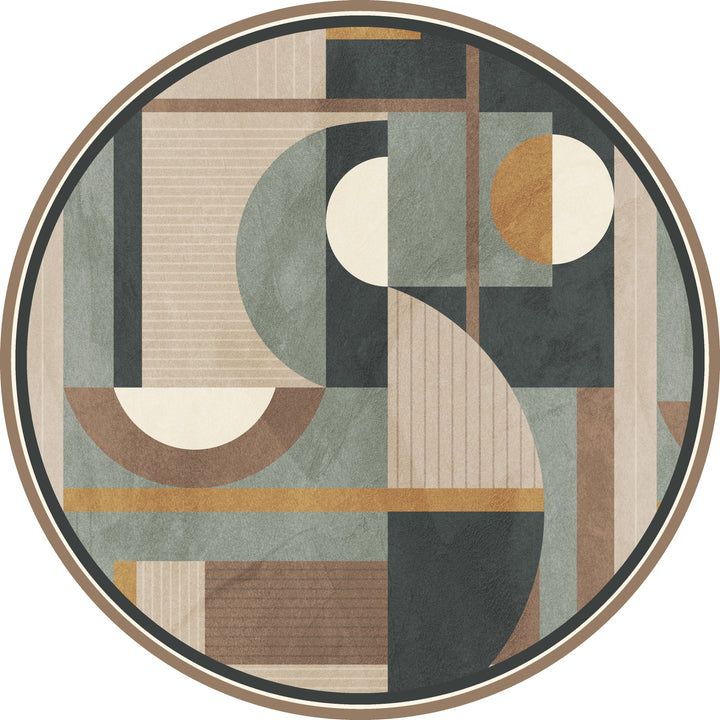 Tovaglietta rotonda geometrica 8