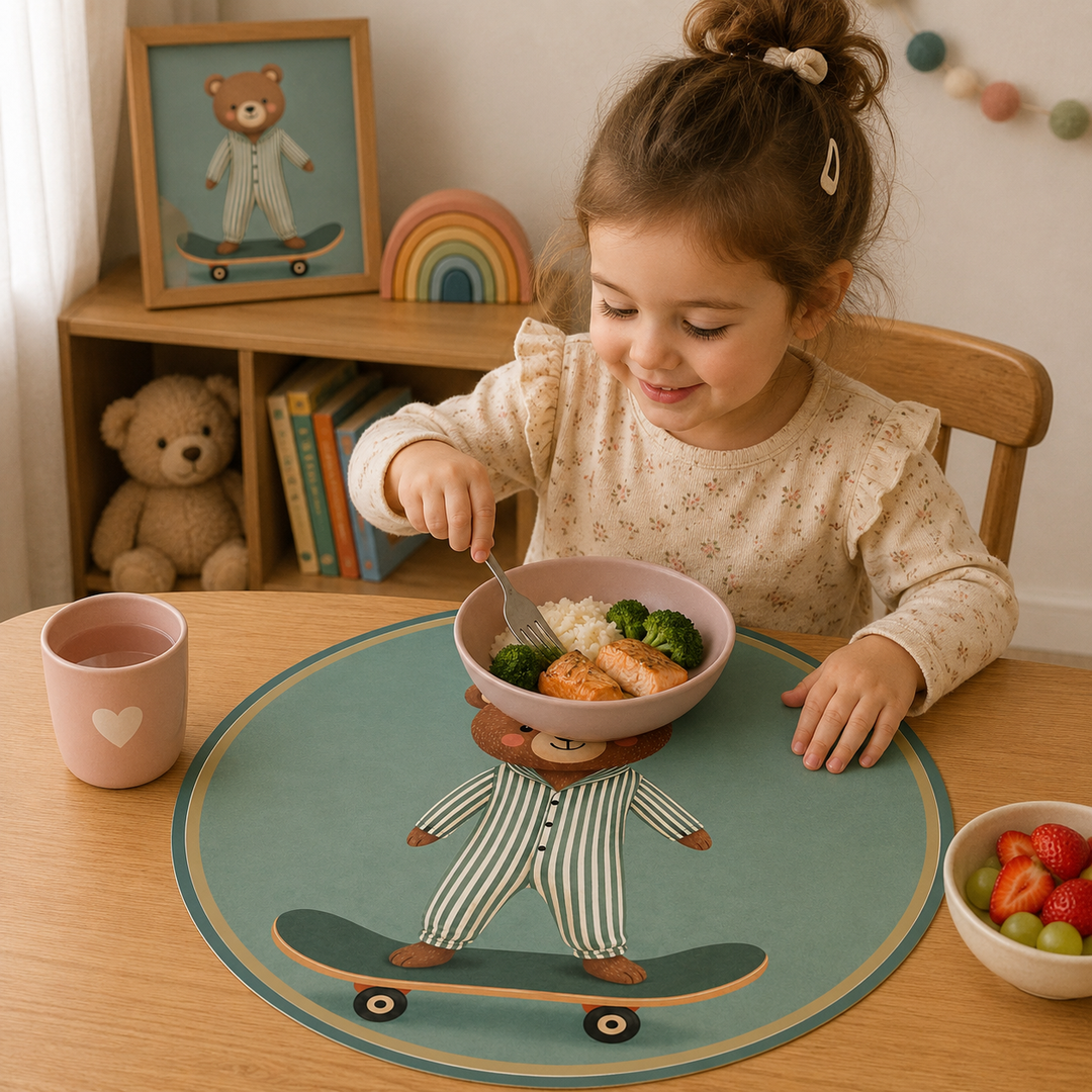 Tovaglietta rotonda per bambini 13