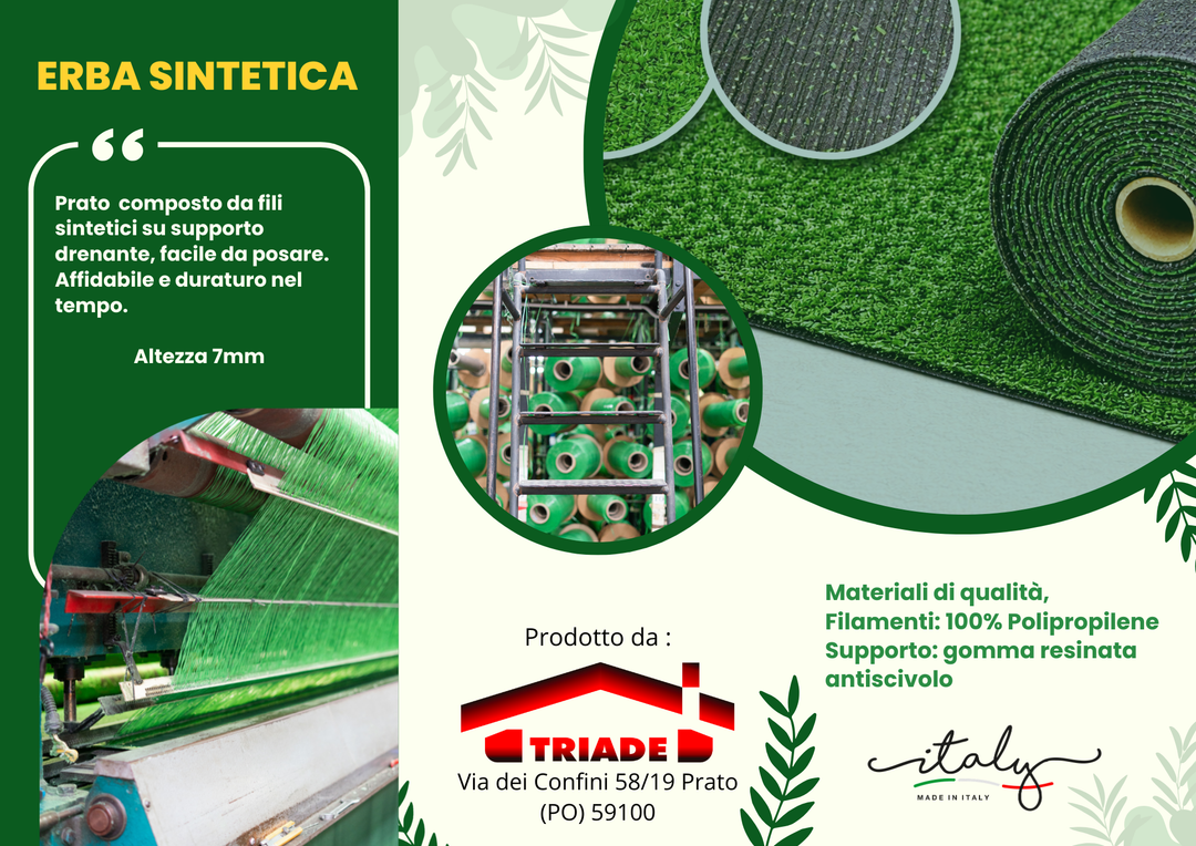 Erba Sintetica 7 mm Varie misure