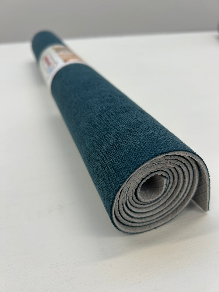 Passatoia tinta unita blu petrolio