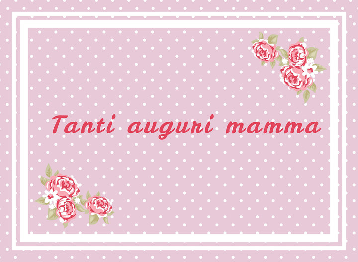 Tovaglietta americana Festa della Mamma 4 Rosa