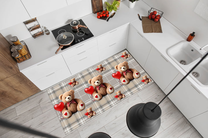 Passatoia Cucina Disegno Teddy 3 Beige