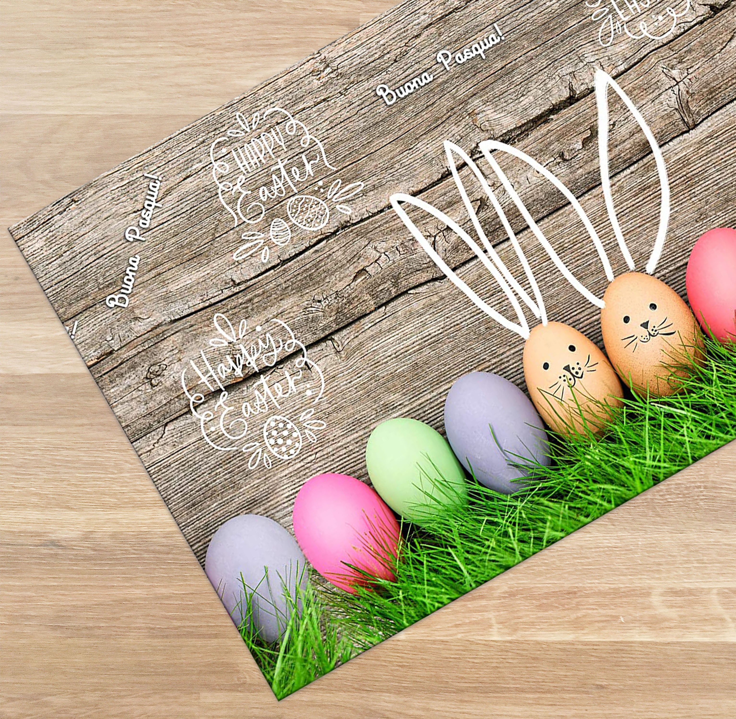 Kitchen Rug Design Easter BUNNIES – Tappetik