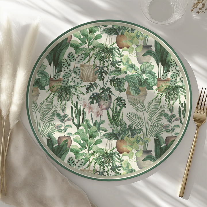 Tovaglietta rotonda piante 12