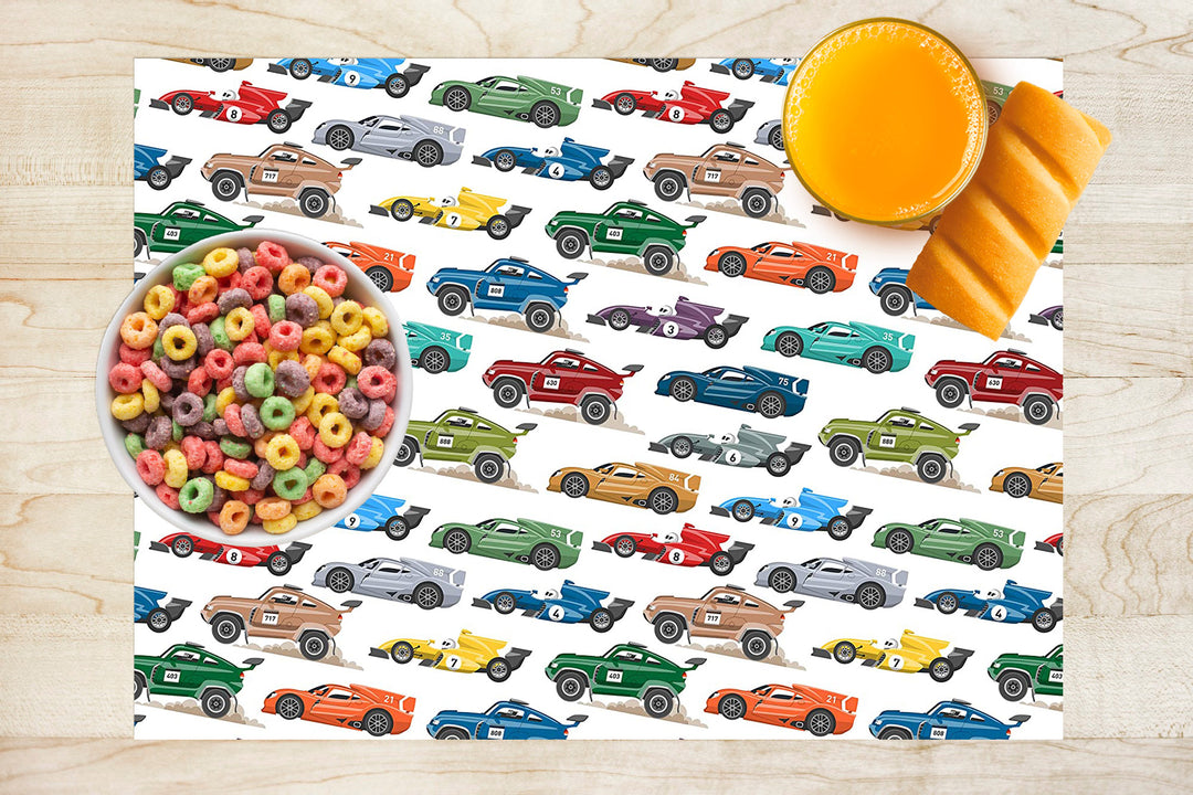 American placemats Toy cars 29