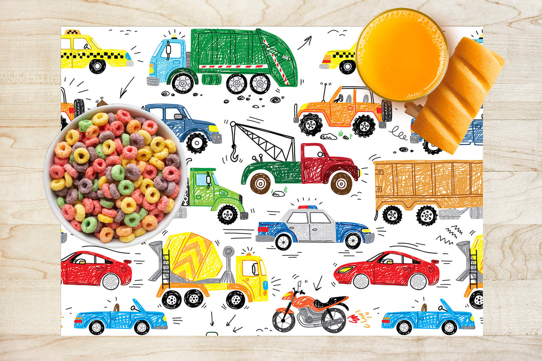 Children's placemats Toy cars 49