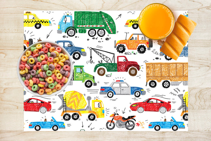 Children's placemats Toy cars 49