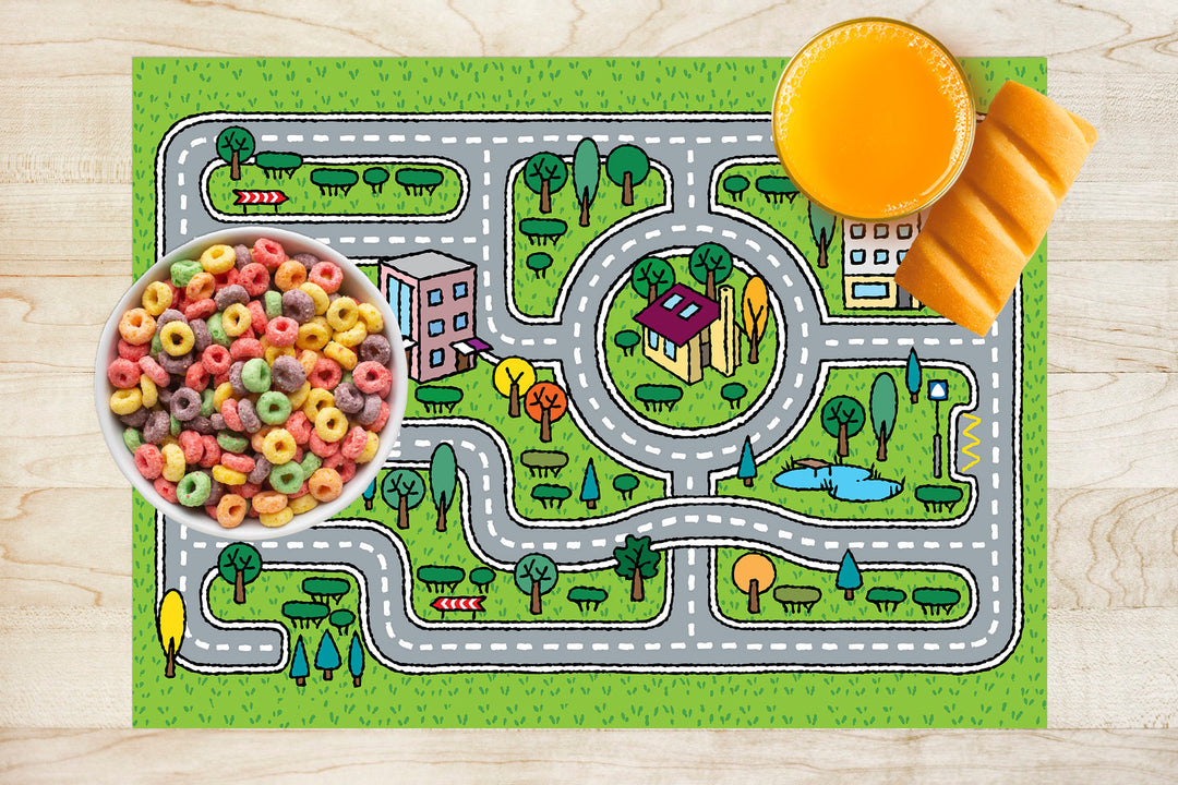 Track 53 children's placemats