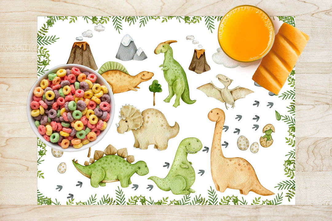 Children's placemats Dinosaurs 62