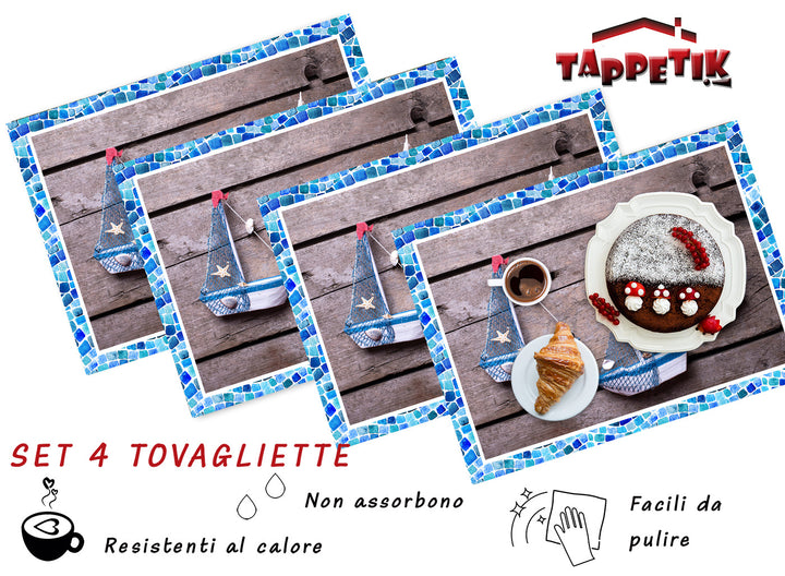 Tovagliette americane Mare 72