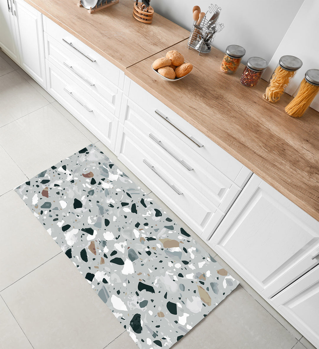 Tappeto Universale Alla Moda In Vinile Geometria Persiana - 120 Cm X 180 Cm - Foto 12