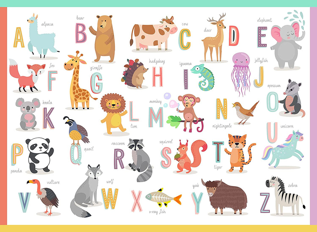 Placemats English alphabet