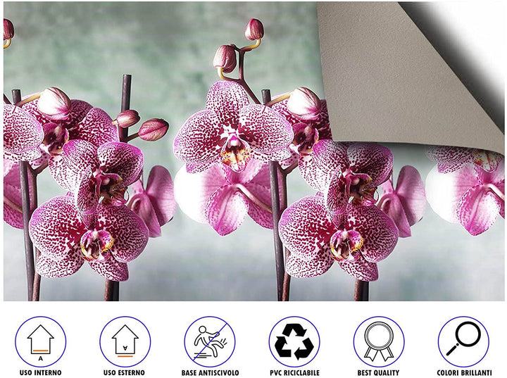 Tappeto cucina antiscivolo Fucsia orchidea